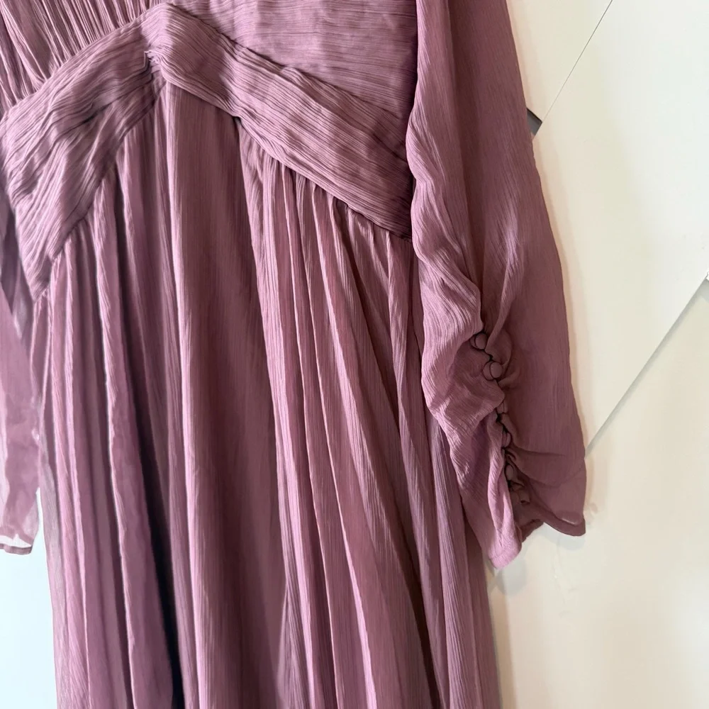 ASOS Design bridesmaid ruched waist maxi dress - Picture 5 of 11